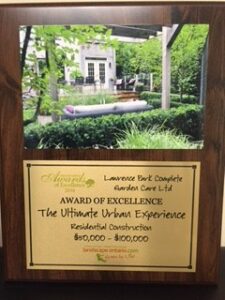 Landscape Ontario Awards of Excellence Residential Award