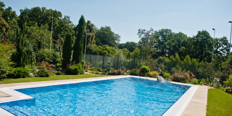 Backyard pool 